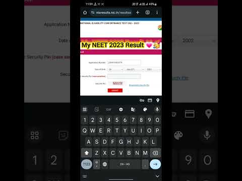 MY NEET 2023 RESULT 🔥❤️ Fourth Attempt ✌️#neet #aiimsdelhi #neetmotivation #neet2024 #trending #mbbs