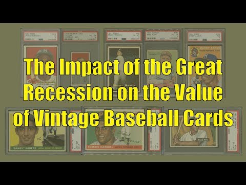 The Impact of the Great Recession on the Value of Vintage Baseball Cards