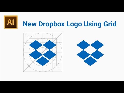 How to Draw the New Dropbox Logo Using Grid - Adobe Illustrator