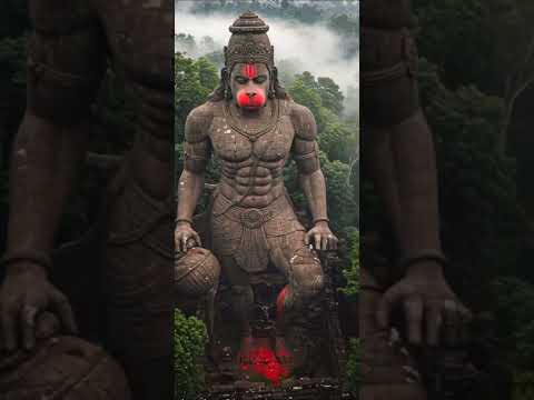 The forgotten temple in the forest #hanuman #bajrangbali #jaishreeram  #jaihanuman #shortsfeed