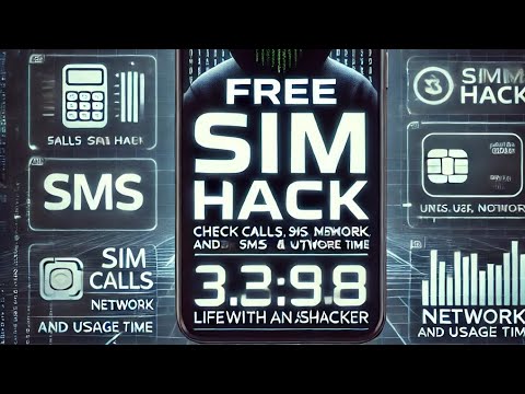 FREE SIM Data Hack | Check Calls,SMS,Network & Usage Time | LifeWithAnasHacker