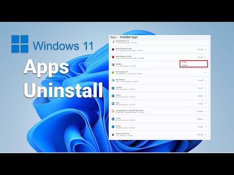 Windows 11 App Uninstall (2025 Update) / উইন্ডোজ 11 এ অ্যাপ আনইনস্টল করার সহজ উপায়
