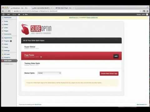 wpSlideOptin Overview