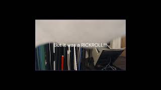 Rickrolling someone with his computer #pranks #rickrolling