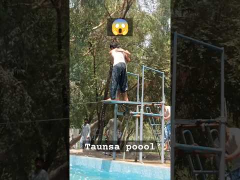 Jumping in swimming pool Taunsa #swimming #poolparty #swimmingtips