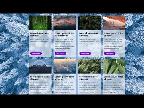 HTML Card  - Using CSS grid