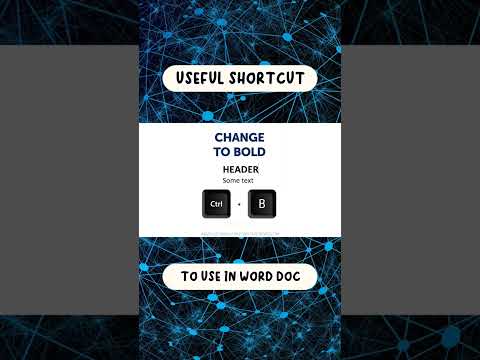 SHORTCUT FOR MICROSOFT WORD