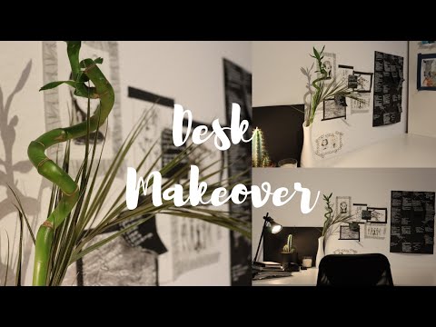 AESTHETIC DESK MAKEOVER // budget friendly