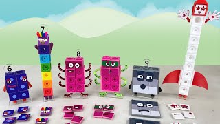 DIY Numberblocks Mathlink Accessories 6-10 || Keith's Toy Box