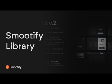 Smootify Library | Webflow & Shopify, connected! Smootify.io