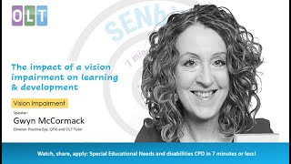 The impact of a vision impairment on learning and development| OnLineTraining Ltd