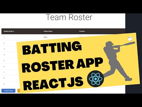 How I built a Batting Lineup App in ReactJS (App #1)