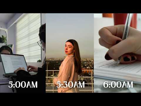 What they don't tell you about waking up at 5 AM 💞