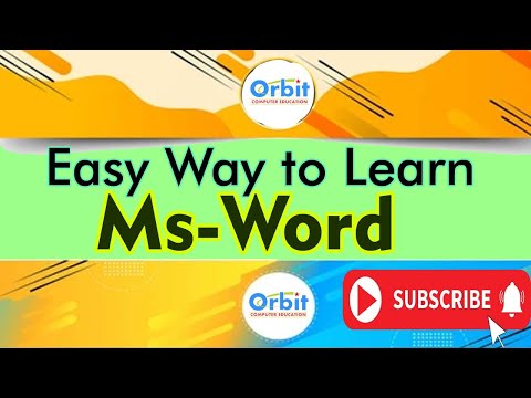 Easy way to learn Basic Computers MS-WORD  @ramyasekar941