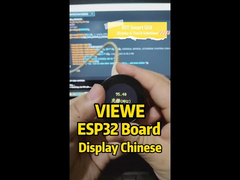 How to use our knob screen with ESP32 board to display Chinese?