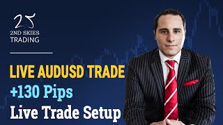 Forex Price Action Live Trade Setup +130 Pips AUDUSD - 2ndSkies Forex