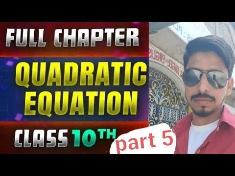 Quadratic Equation FULL CHAPTER | class 10th mathematics | CHAPTER 4th |MathwithKD |NCERT |CBSE ||