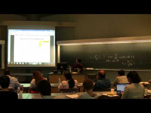 Hongmei Yang: Statistical Inference (2012 CBIM Summer School)