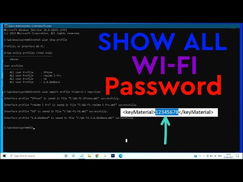 Wi-Fi Passwords kaise pata kare || How to find Wi-Fi Passwords on Windows 10/11