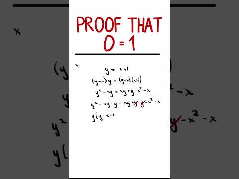 Can you spot what's wrong with this proof? #shorts