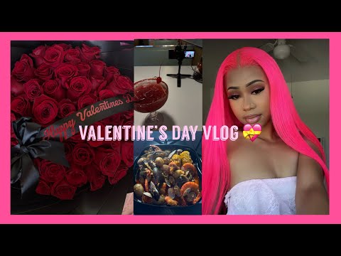 Valentine’s Day Vlog💌| grwm, maintenance, solo date, seafood boil, +more