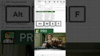 💥 Highlight the active row instantly in Excel! #excel  #spreadsheet  #excelforbeginners