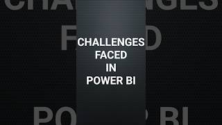 📊 Power BI Interview Question: What Challenges Have You Faced? #shorts #ytshorts  #powerbi  #data