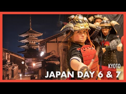 Australian travel Japan Vlog Day 6/7 - Kyoto, Bamboo Forest, Ninja School