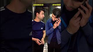 iPhone Vs android ringtone 😂 #shorts