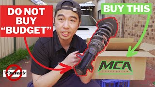 The BEST Coilovers for your Street Tuned WRX | MCA Suspension Pro Sport Comparison and Review
