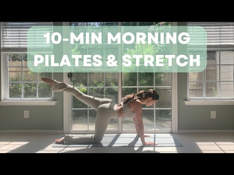 10-Minute Morning Pilates & Stretch | Energize Your Day | No Equipment Needed | DicleSo