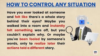 How to Control Any Situation  Improve Your English with Learn and Speak English