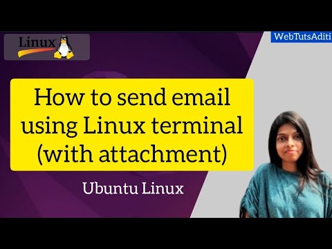 How to Send email from the Linux terminal (with attachment) (Ubuntu linux) #linux #webtutsaditi