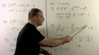 BCA1.1. Exponent Examples: Like Bases
