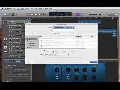 Export Audio File