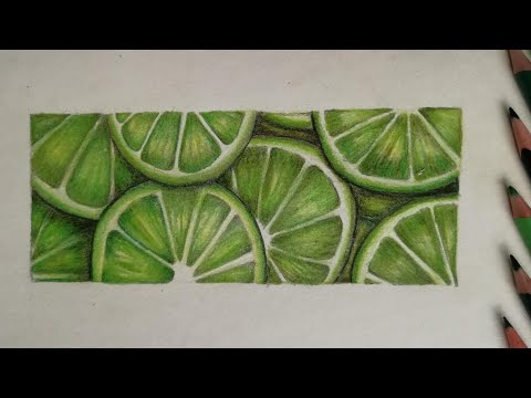 How to draw a realistic Lemon
