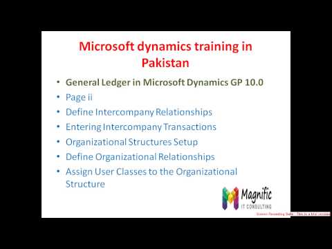 Microsoft dynamics training in Pakistan