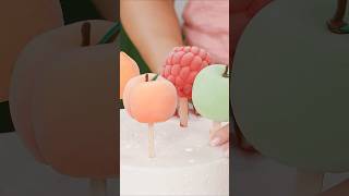 Can I make VIRAL Fruit Ice Cream Pops?! 🍑🍦 #shorts #viral #fruit #icecream  @littleremyfood