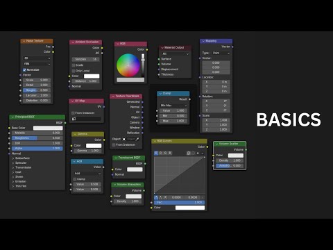Blender Shader Nodes Made EASY for Beginners