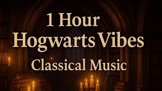 1 Hour Hogwarts Vibes Ambience | Magical Study Background with Classical Music