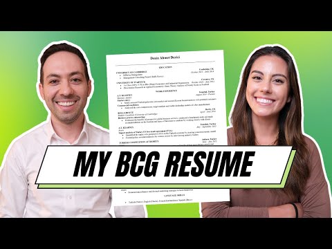 This Resume Got Me into BCG - What Could I Have Done Better?