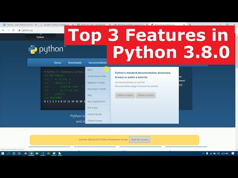 Python 3.8 new features | top 3 updates  in python