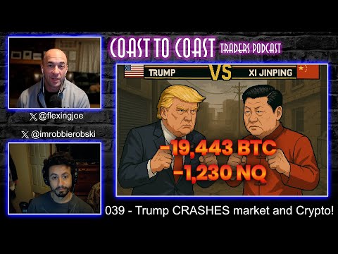 Ep 039 - Trump Crashes Market and Crypto! Tariffs Round 2?!