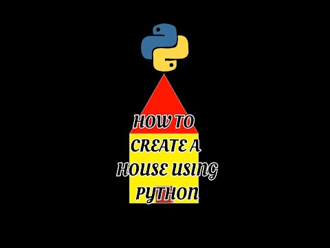 CREATE A HOUSE USING PYTHON ......#shorts