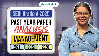 SEBI Grade A 2025: Management Past Year Paper  Analysis | 2024, 2022 & 2020 | Paper 2 | Anuj Jindal
