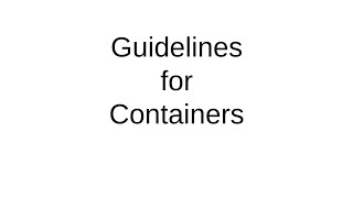 Guidelines for Container security #docker #containersecurity #softwaredefinedvehicle