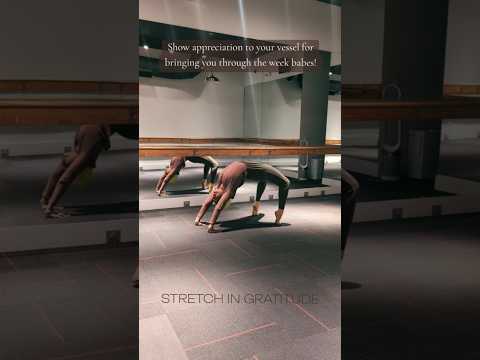Show appreciation to your bodies. Follow along with this stretch! #bodyproud #StretchInGratitude
