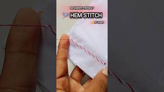 Perfect Hem Stitch by Hand 🧵 | Easy Sewing Tip ✅