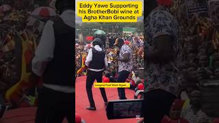 Eddy Yawe Supporting his Brother Bobi wine at Agha Khan Grounds #bobiwine #eddyyawe #nup