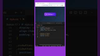 CSS Tutorial | CSS Button Design Challenge 17 #webdesign #css3 #shorts  #csstutorial #coding